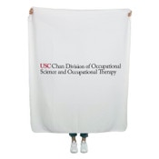 USC Trojans Chan Division of Occupational Science and Occupational Therapy White Blanket